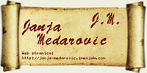 Janja Medarović vizit kartica
